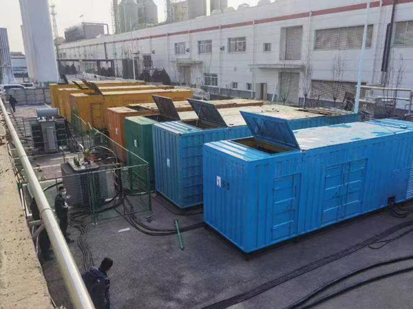 商丘柴油发电机出租案例展示